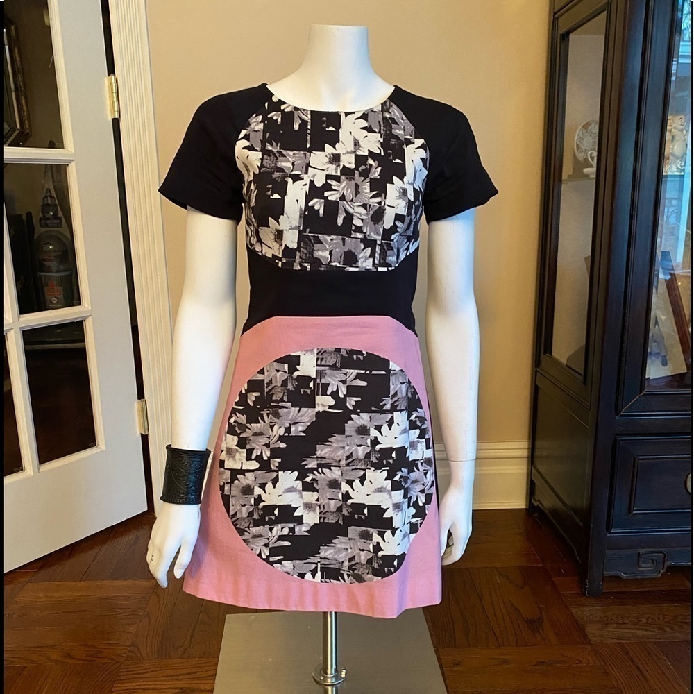 Tibi Arel Graphic Print Dress Size 2